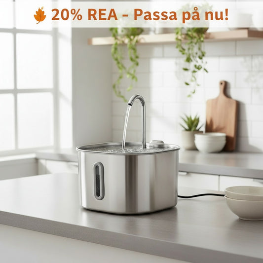 HydroPäls – Vattenfontän i Rostfritt Stål